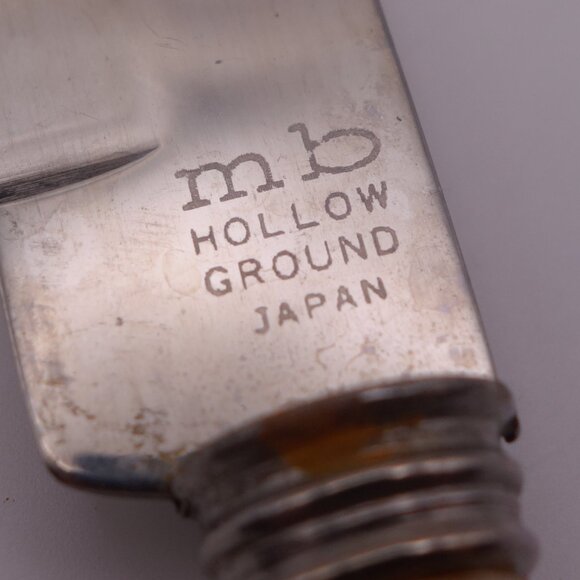 Set of Six(6) MB Hollow Ground Japan Faux Bone Handle Steak Knives - Picture 8 of 15